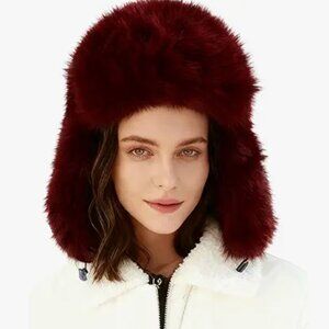 Women’s Faux Fur Trapper Hat – Warm Winter Ski & Snow Hat